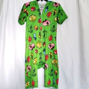 Minecraft Romper Pajamas